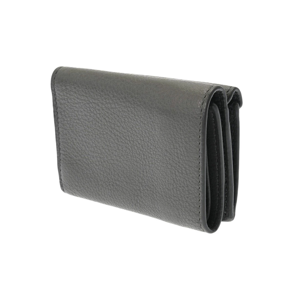 Balenciaga Gray Paper Tri Calf fold Wallet